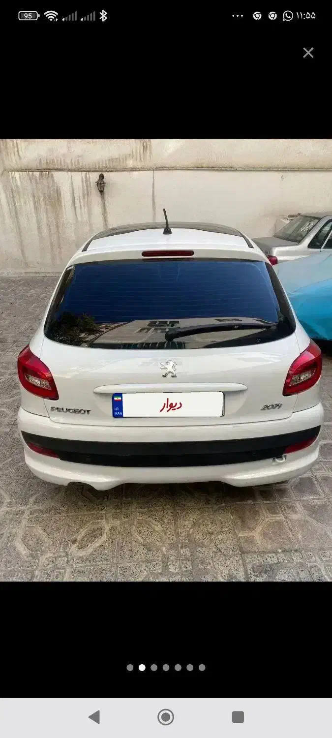 پژو ۲۰۷ اتوماتیک سقف پانوراما ارتقا|خودرو سواری و وانت|قم, شهرک قدس|دیوار