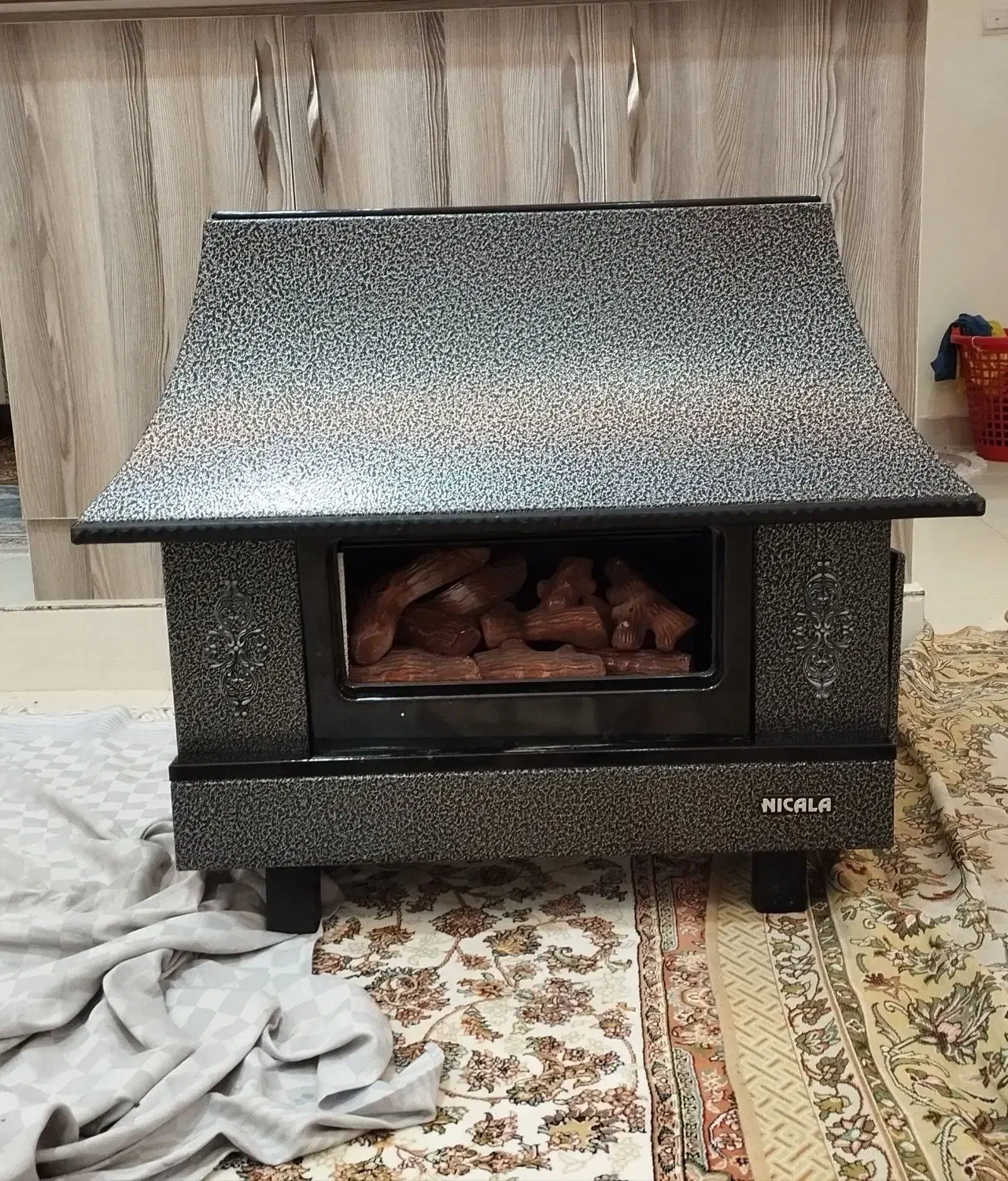 بخاری شومینه|بخاری، هیتر، شومینه|محمدیه-قزوین, |دیوار