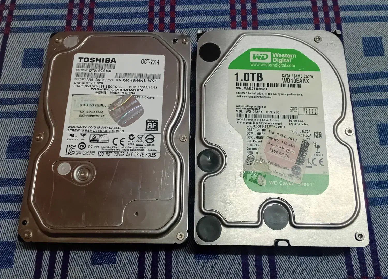 هارد hdd یک ترابایت|قطعات و لوازم جانبی رایانه|بهار, |دیوار