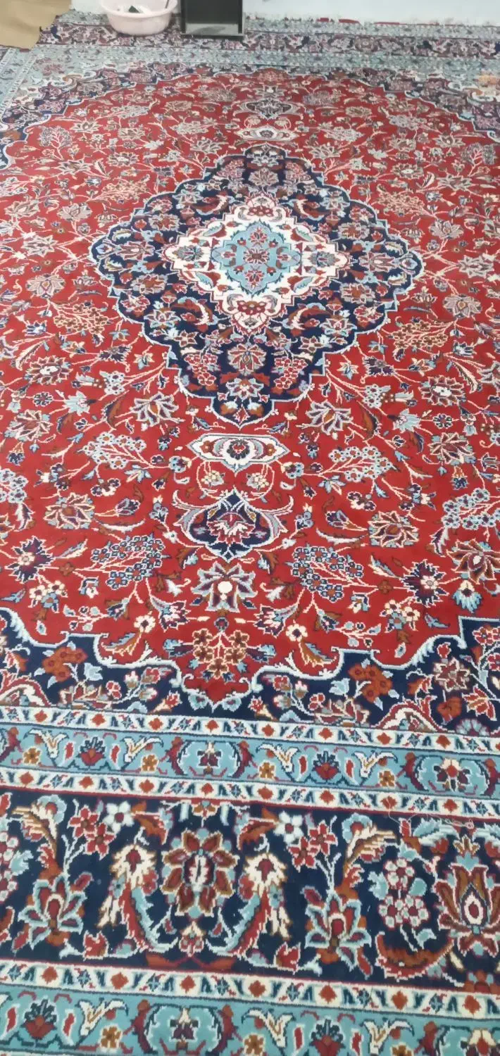 فروش دو عدد فرش|فرش|فامنین, |دیوار