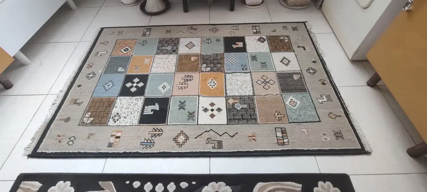 دوتا فرش ۲ متری|فرش|رودهن, |دیوار