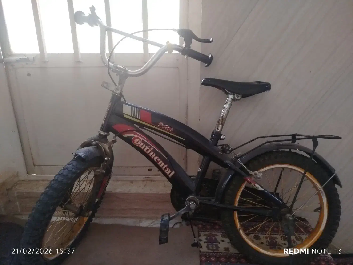 دوچرخه 16|دوچرخه، اسکیت، اسکوتر|قم, دروازه چوبی|دیوار