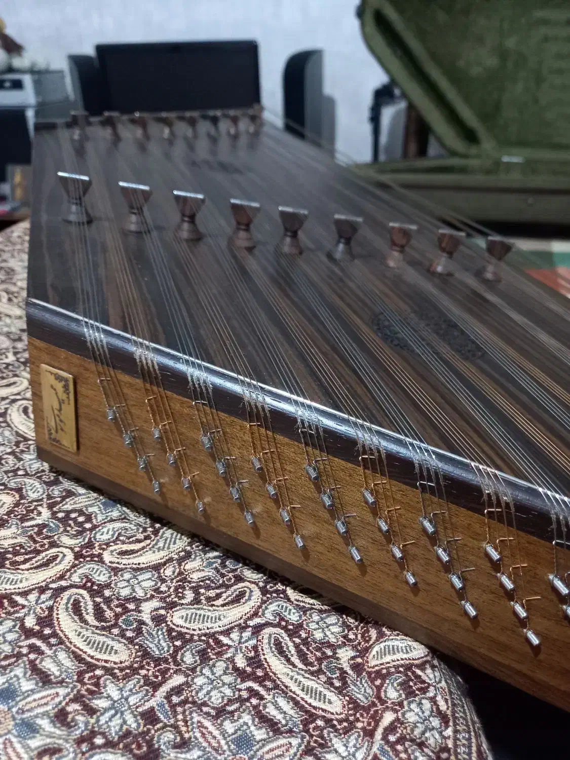 سنتور چوب ونگه ایتالیایی حمید موسوی|سازهای سنتی|فردیس, شهرک گلها|دیوار