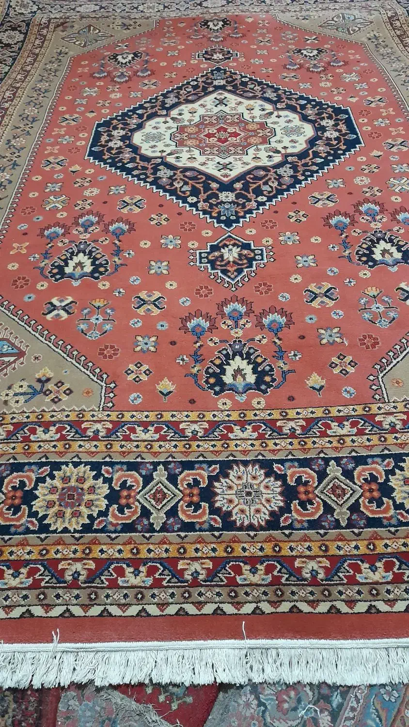 یک جفت فرش ماشینی ۱۲ متری و یک عدد فرش ۱۲متری سالم|فرش|اردبیل, |دیوار