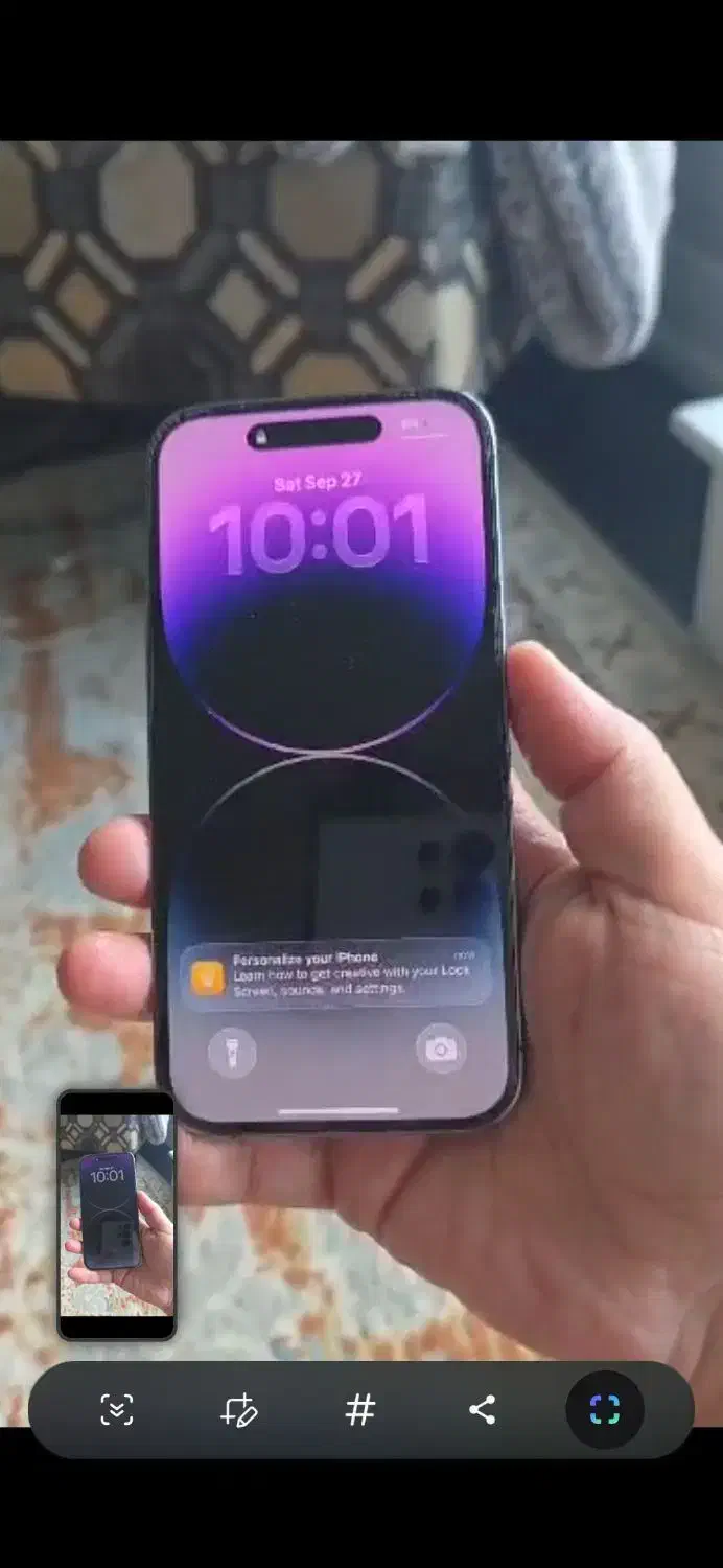 iphone 14pro 256 ریجستر نشده|موبایل|تهران, جمهوری|دیوار