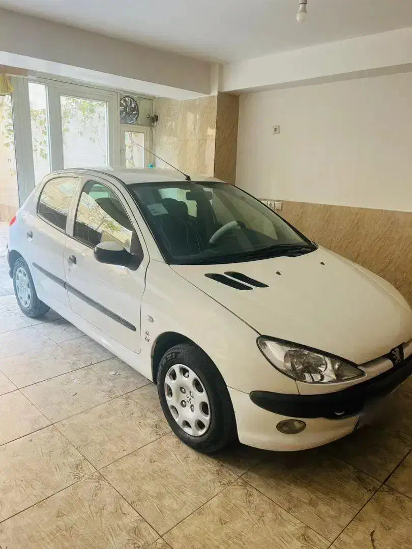 پژو ۲۰۶ تیپ ۲ سفید مدل ۱۳۸۹ بیمه نو|خودرو سواری و وانت|تبریز, |دیوار