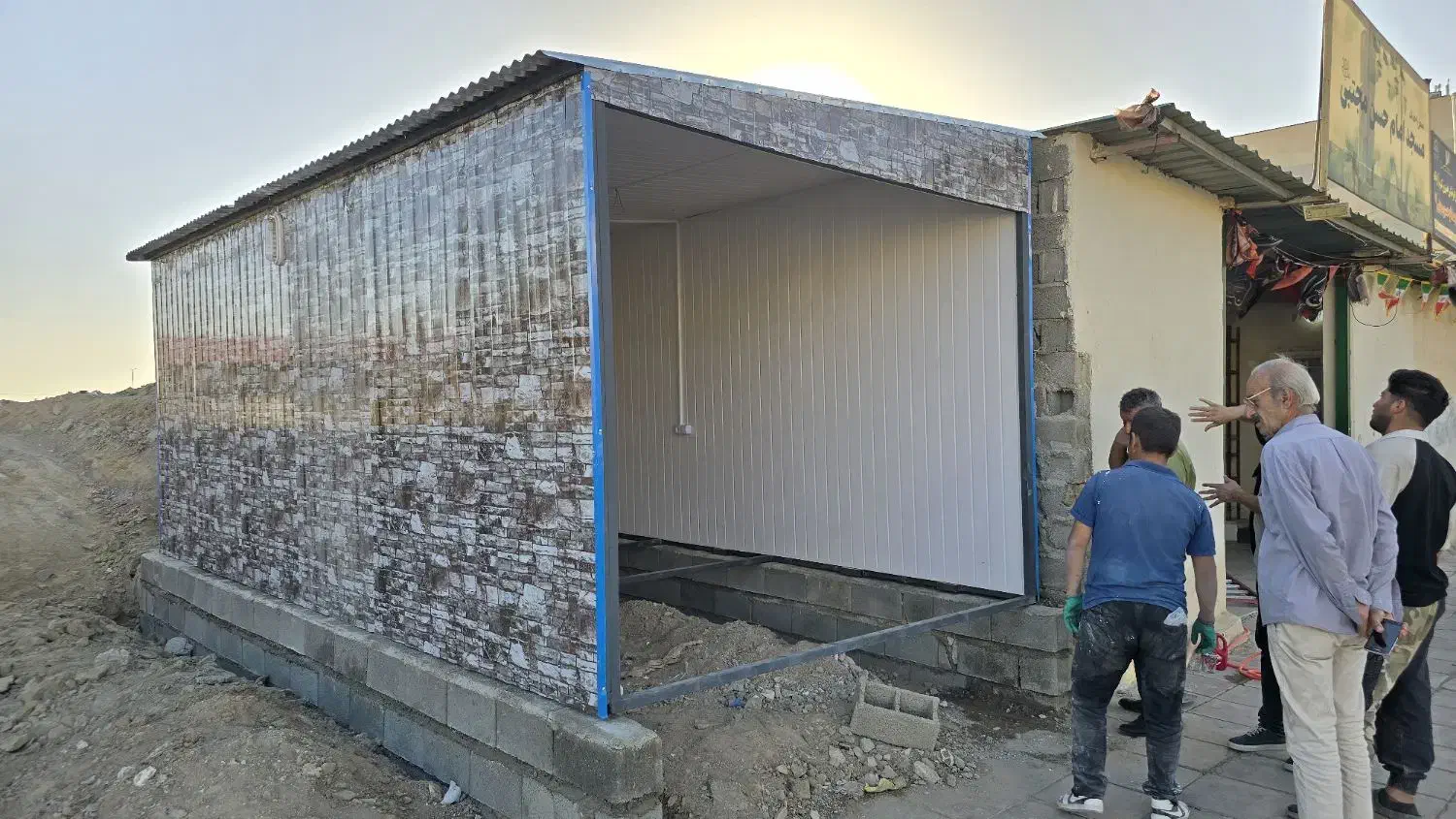 کانکس نگهبانی شهرک|مصالح و تجهیزات ساختمان|هشتگرد, شهرک افشاریه|دیوار