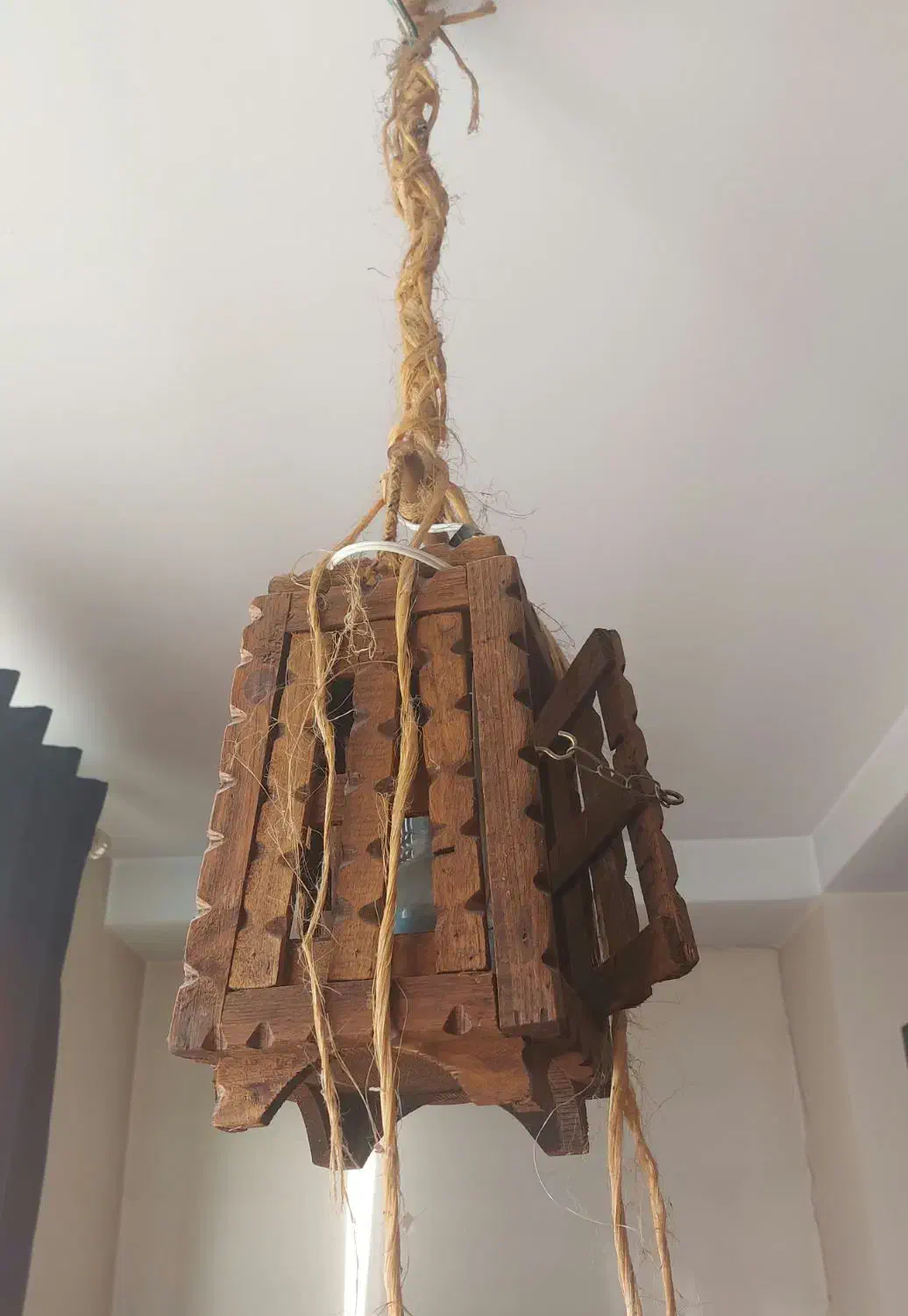 ۵ عدد لوستر ۶ شاخه چوبی|لوستر و چراغ آویز|کرج, ساماندهی|دیوار