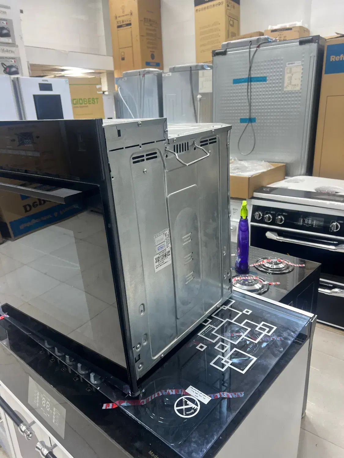 یک عدد فر توکار اسنوا باضمانت|اجاق گاز و لوازم برقی پخت‌وپز|قم, علی آباد|دیوار