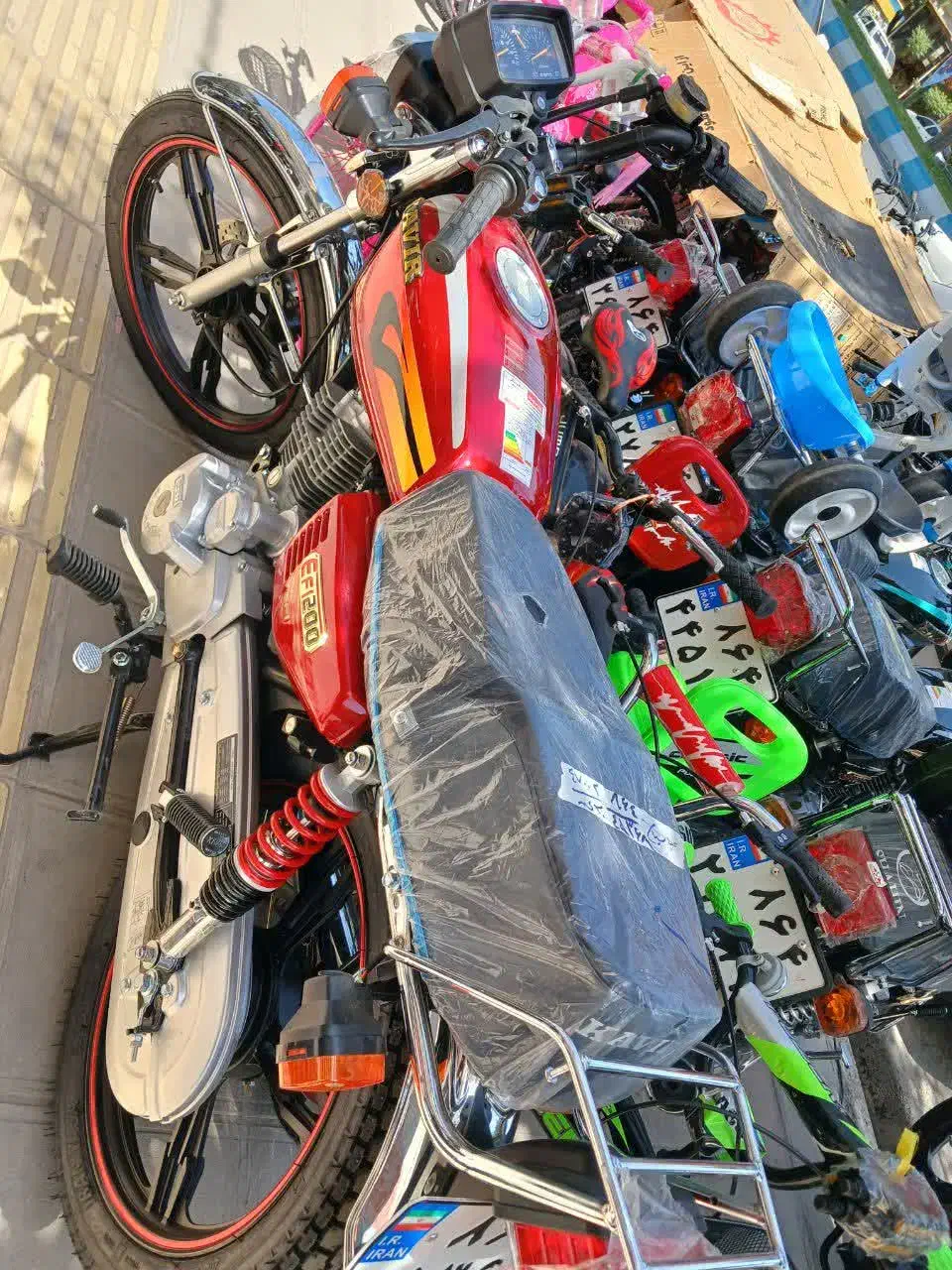 موتور ۲۰۰ انژکتور مدل 03|موتورسیکلت|سامان, |دیوار