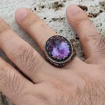 انگشتر جواهری نقره|جواهرات|تبریز, |دیوار