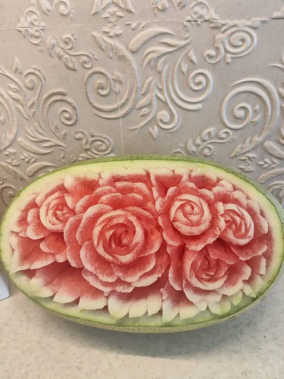 میوه آرایی حکاکی هندونه و کدو شب یلدا (شب چله)|خدمات پذیرایی، مراسم|مشهد, مقدم|دیوار