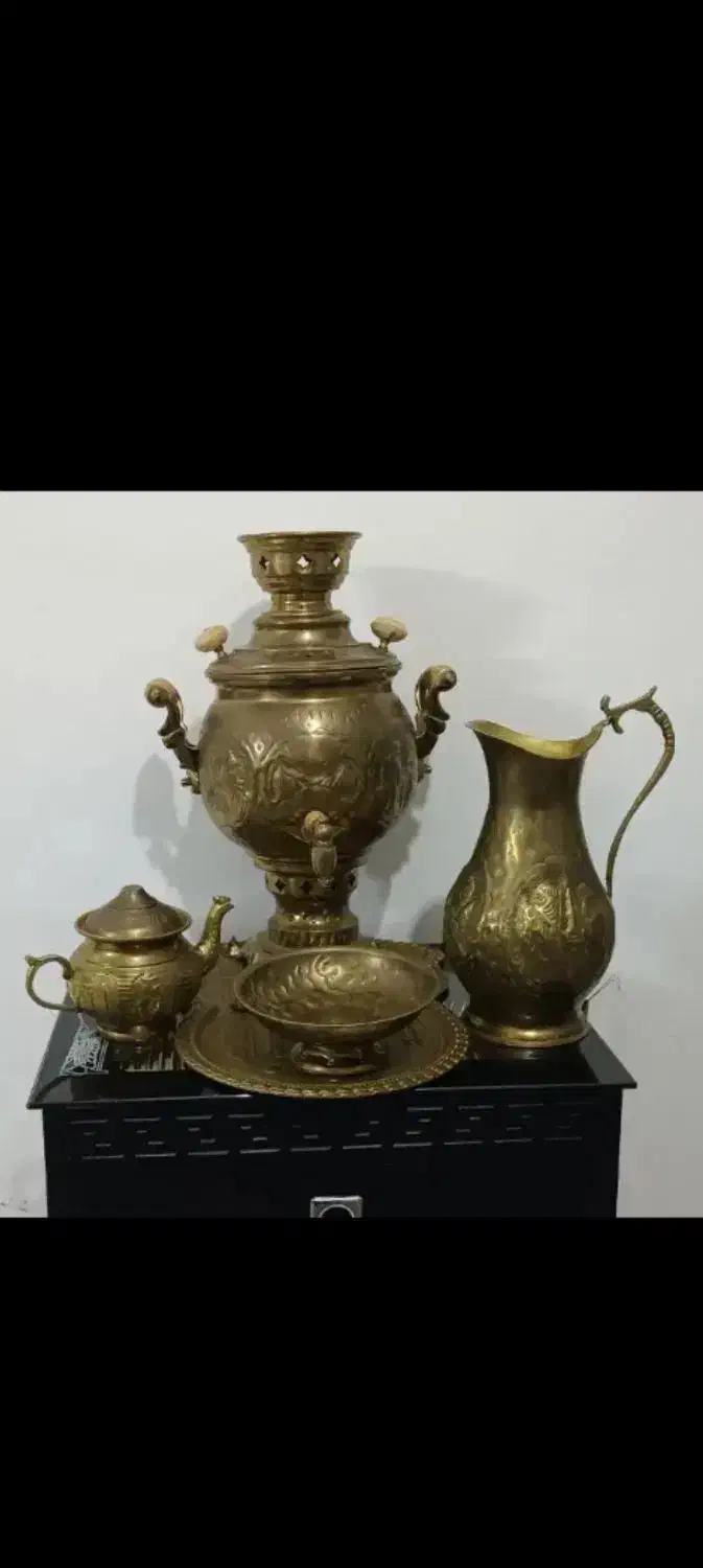 لوستر۸شاخه برنز|لوستر و چراغ آویز|بجنورد, |دیوار