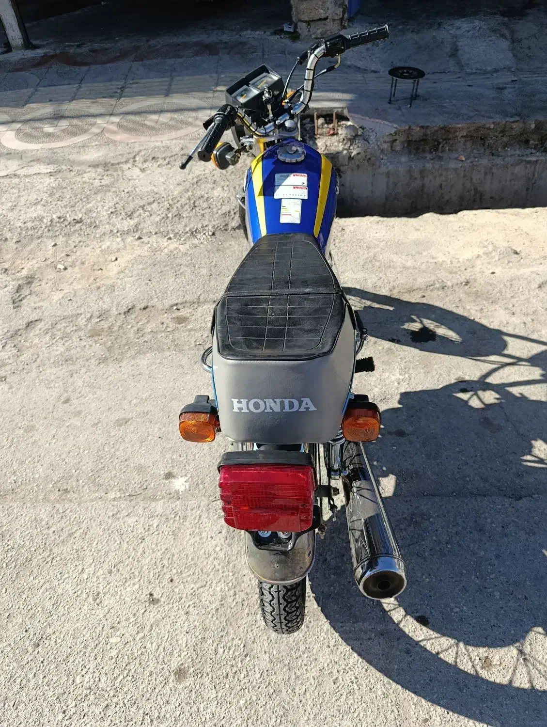 موتور هندا مزایده ای|موتورسیکلت|داراب, |دیوار