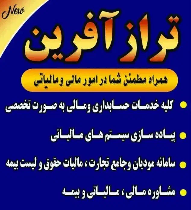 ارائه دهنده ی خدمات حسابداری و مالیاتی تخصصی|خدمات مالی، حسابداری، بیمه|اصفهان, نقش جهان|دیوار