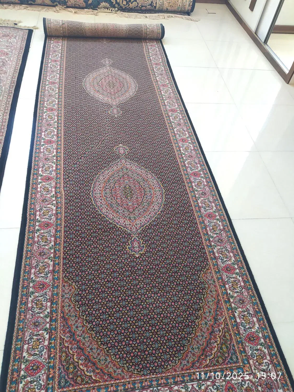 یک عدد کناره فرشماهی ۴متری 700شانه تراکم 2550|فرش|تبریز, |دیوار