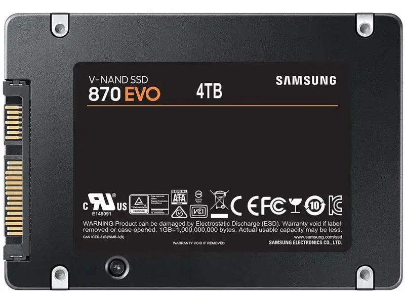 SSD 4TB EVO 870|قطعات و لوازم جانبی رایانه|شیراز, گلدشت معالی‌آباد|دیوار