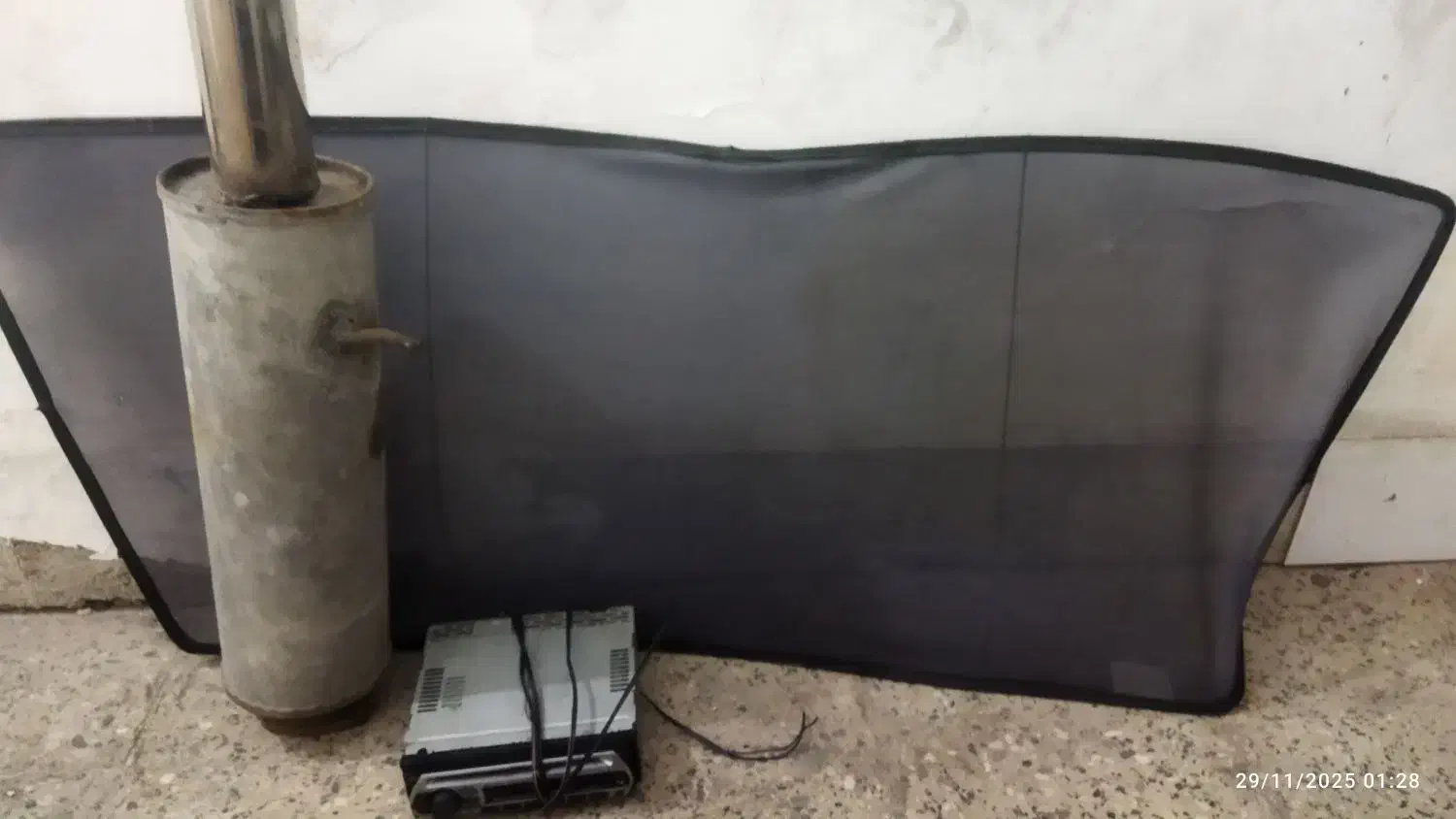 ضبط سونی منبع اگزوز اسپرت پراید ۱۰۶ پرده عقب پراید|قطعات یدکی و لوازم جانبی|ارومیه, |دیوار