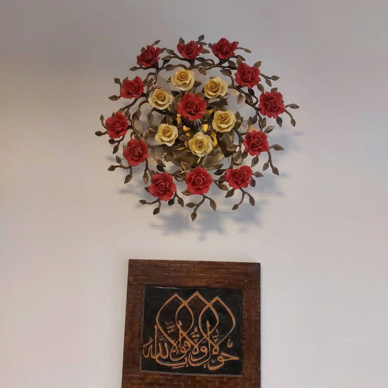 لوستر برنجی دیواری|لوستر و چراغ آویز|تهران, توحید|دیوار