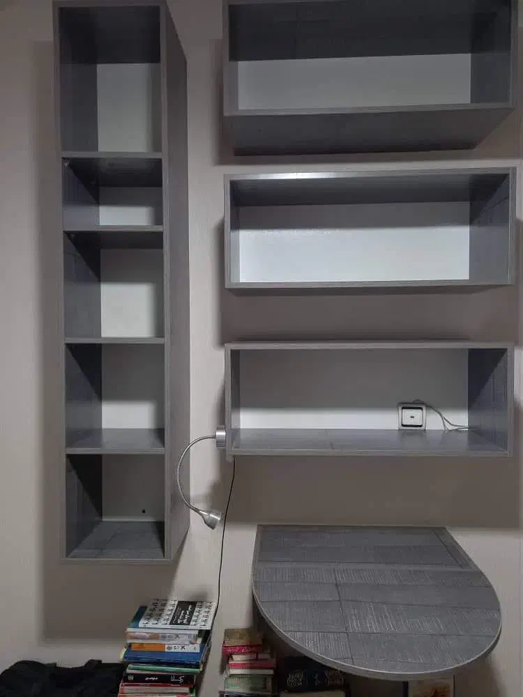 کتابخانه|کتابخانه، شلف، قفسه‌های دیواری|تهران, جیحون|دیوار