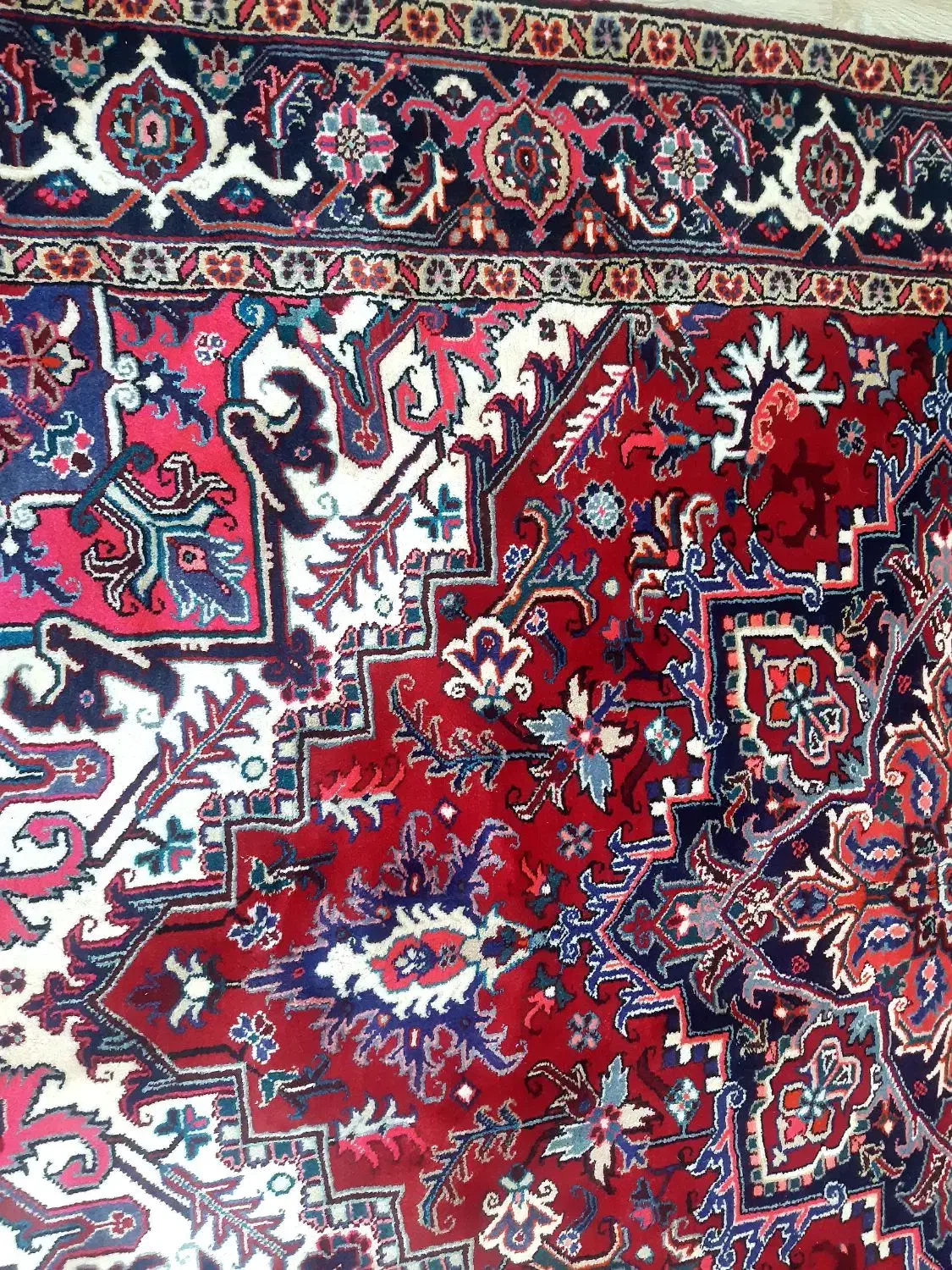 فرش جفت ۶متری هریس نقشه|فرش|تبریز, |دیوار