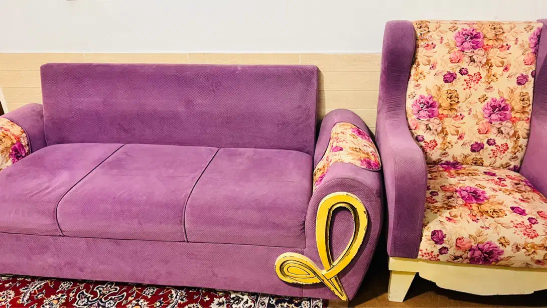 مبل ۷نفره سالم فروش فوری|مبلمان خانگی و میز عسلی|شیراز, شهرک سعدی|دیوار