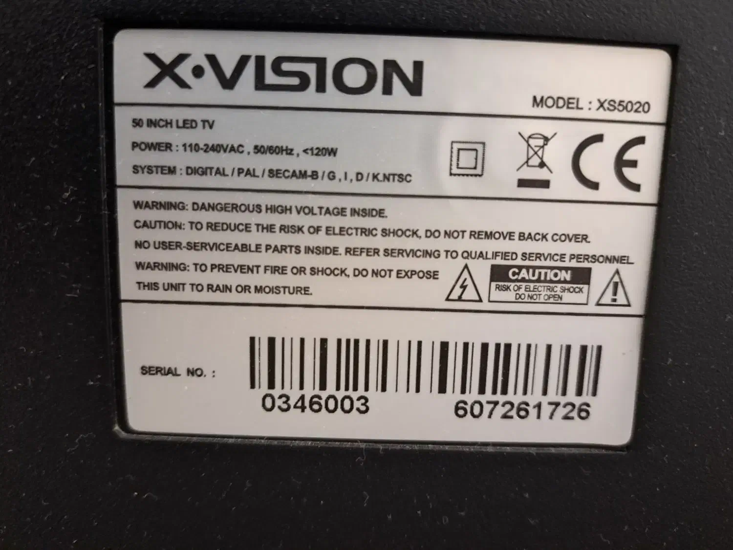 تلویزیون ایکس ویژن|تلویزیون و پروژکتور|تهران, عباسی|دیوار