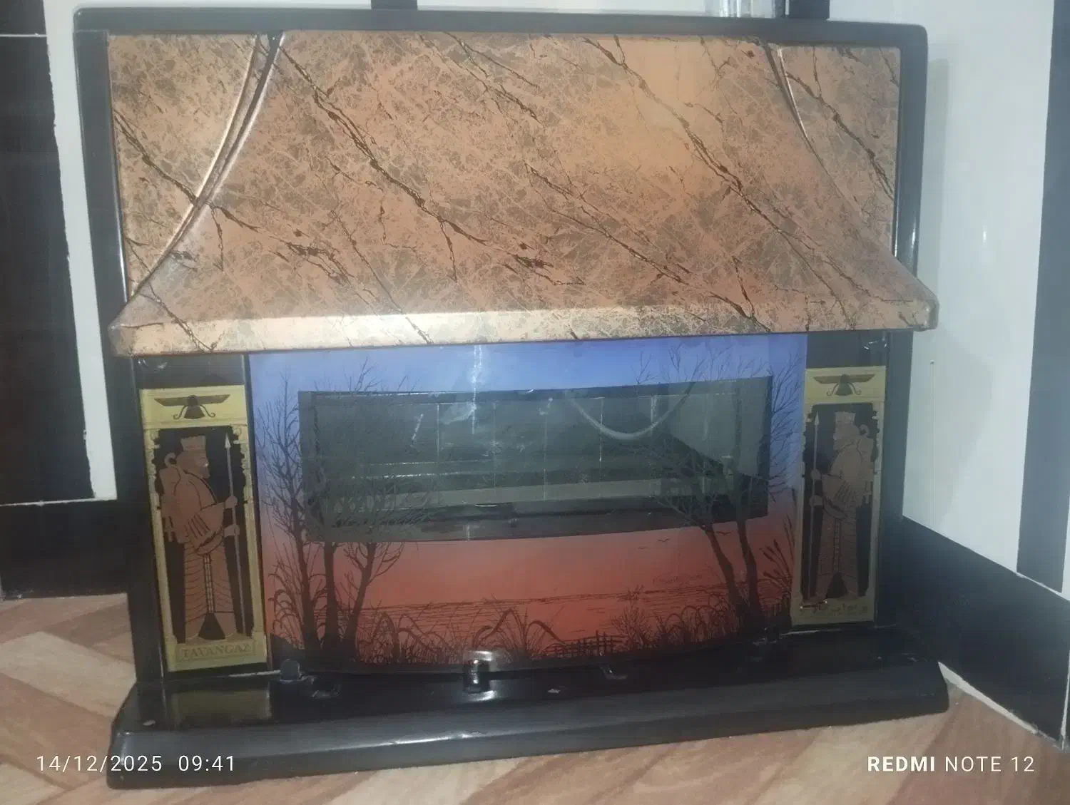 بخاری گازی|بخاری، هیتر، شومینه|کاکی, |دیوار