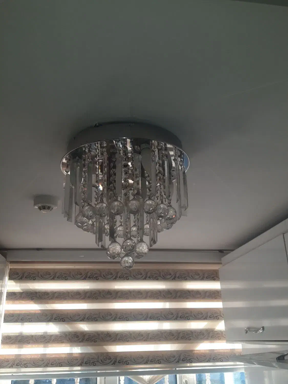 لوستر شیشه ای ریموت داردیوارکوب برنز|لوستر و چراغ آویز|اراک, |دیوار