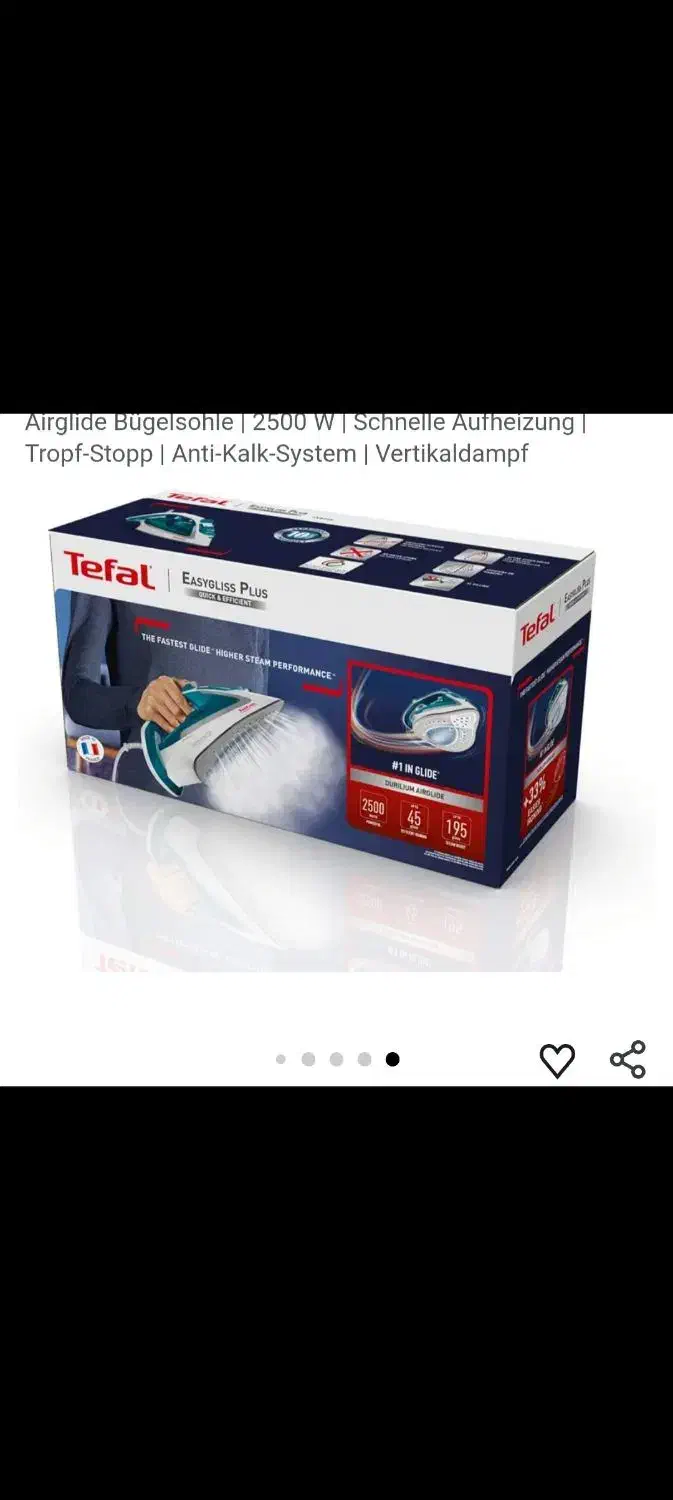 اتوبخار( لباس )تفال اصل فرانسه|اتو و لوازم اتو|گنبد کاووس, |دیوار