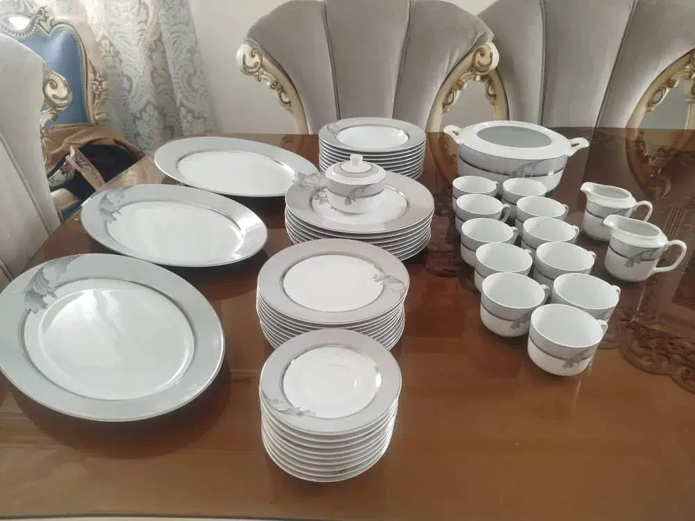 سرویس چینی ۱۲نفره زرین|ظروف سرو و پذیرایی|فردیس, قریشی|دیوار