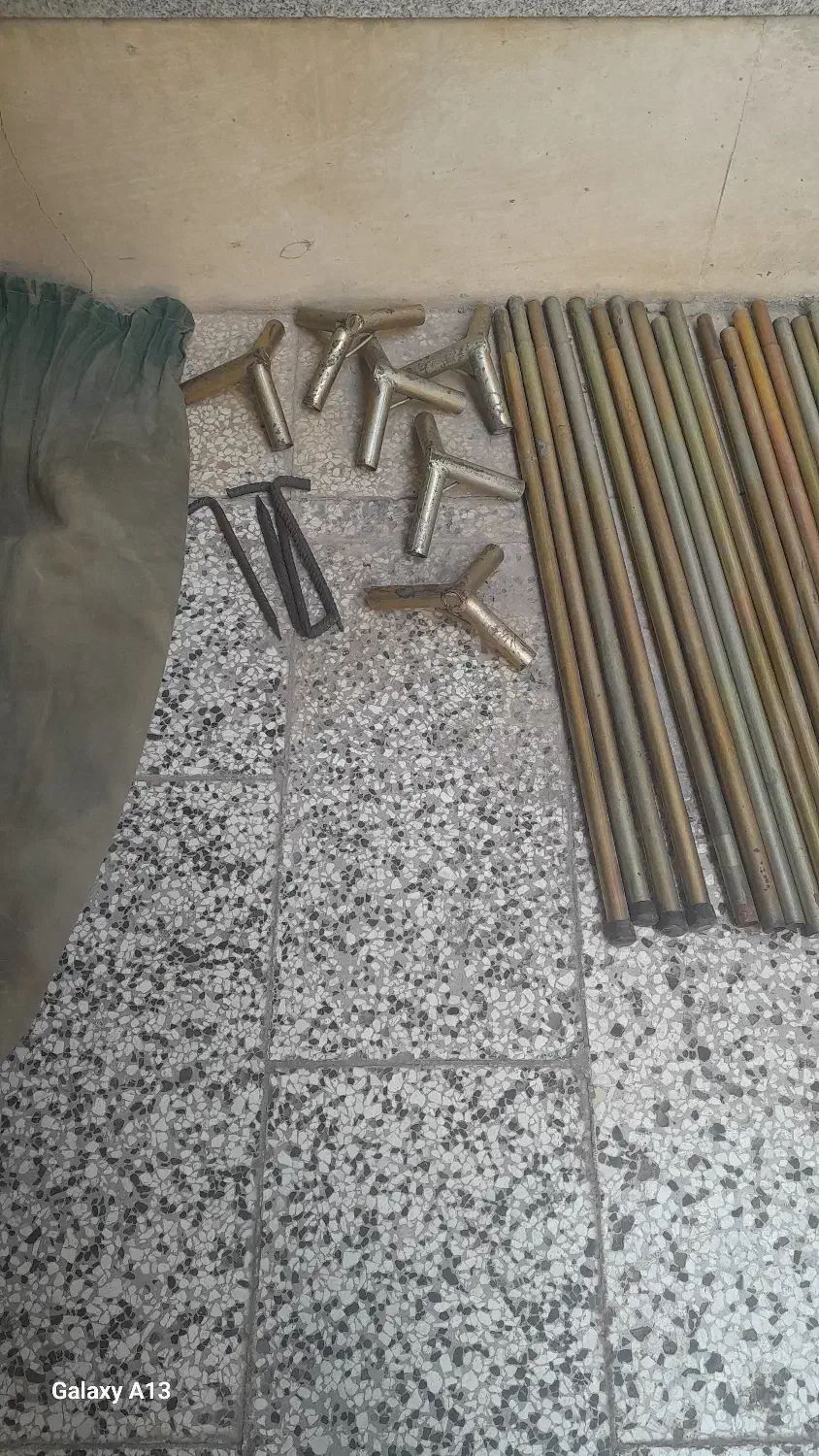 چادر برزنتی اسکلت فلزی|کوهنوردی و کمپینگ|مشهد, تربیت (صدف)|دیوار