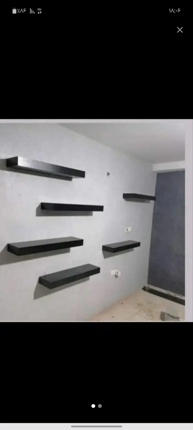 استند چوبی|کتابخانه، شلف، قفسه‌های دیواری|شیراز, دارالرحمه|دیوار