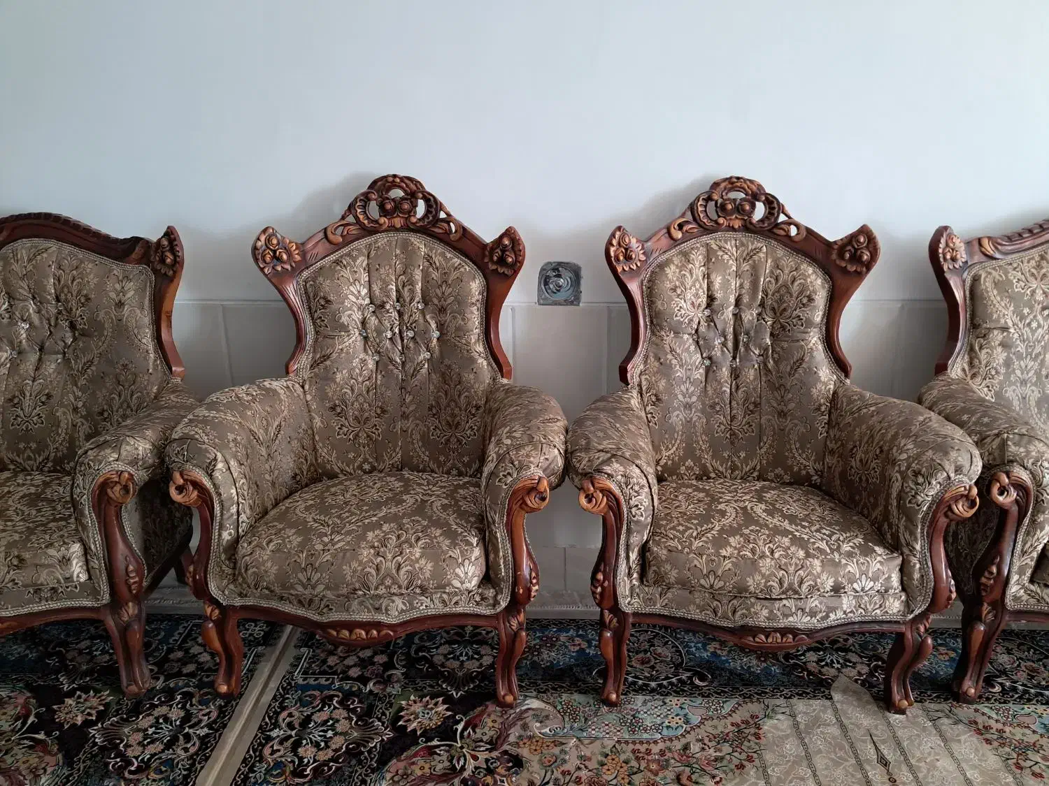 مبلمان سلطنتی|مبلمان خانگی و میز عسلی|فسا, |دیوار