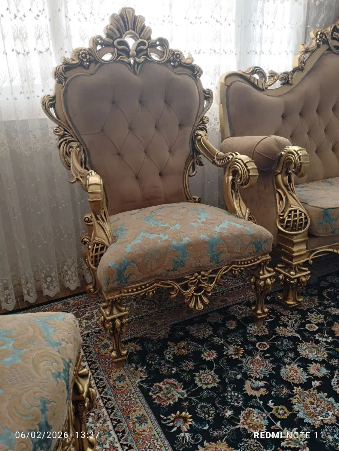 مبل سلطنتی|مبلمان خانگی و میز عسلی|سرپل ذهاب, |دیوار