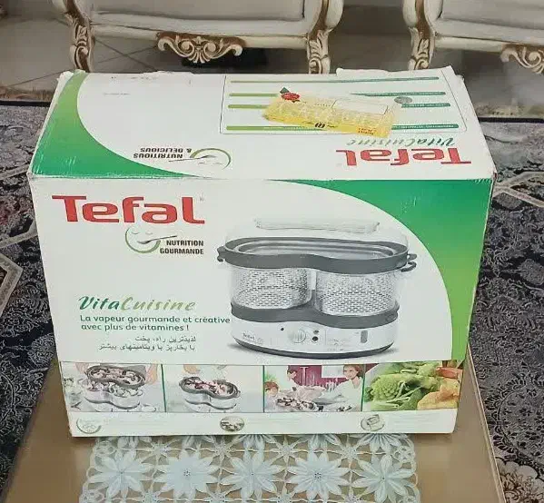 بخار پز تفال کاملا نو با جعبه آکبند|سایر لوازم برقی|تهران, شهید رجایی|دیوار