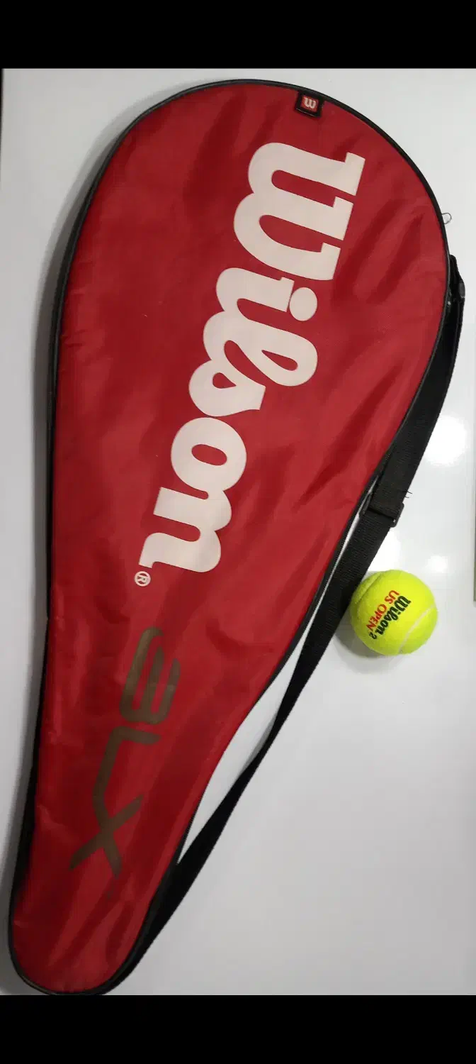 راکت تنیس ویلسون (Wilson BLX) همراه توپ اصل|ورزش‌های توپی|رشت, نامجو|دیوار