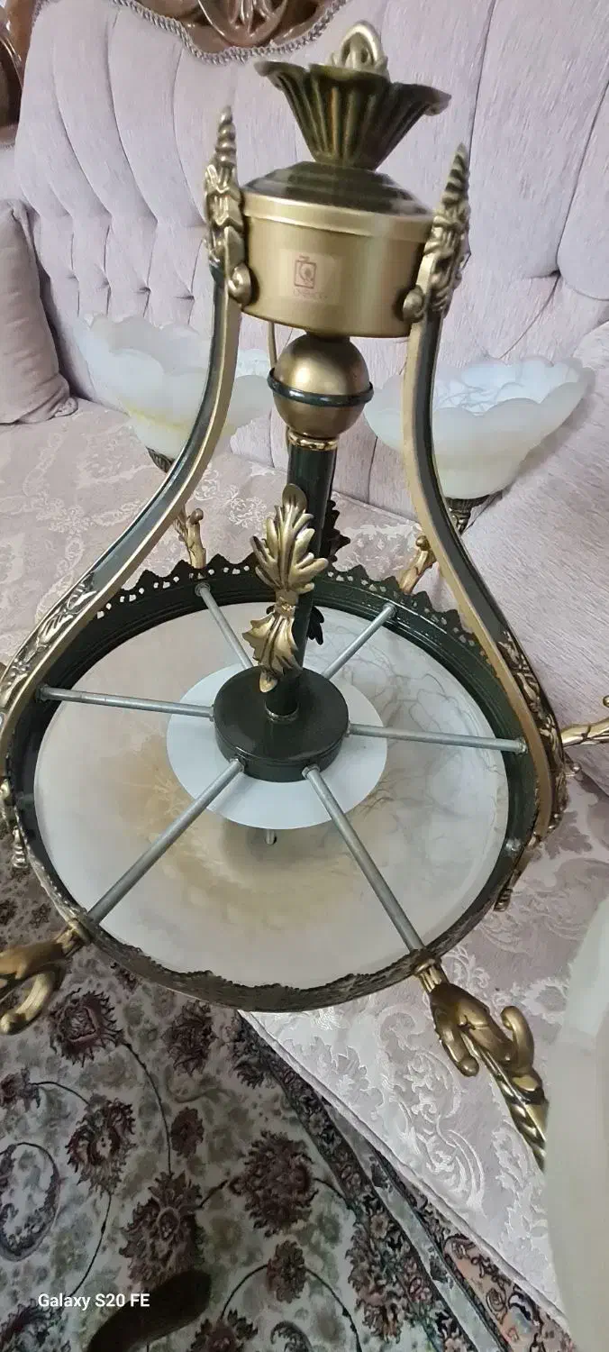 لوستر|لوستر و چراغ آویز|فردوسیه, |دیوار