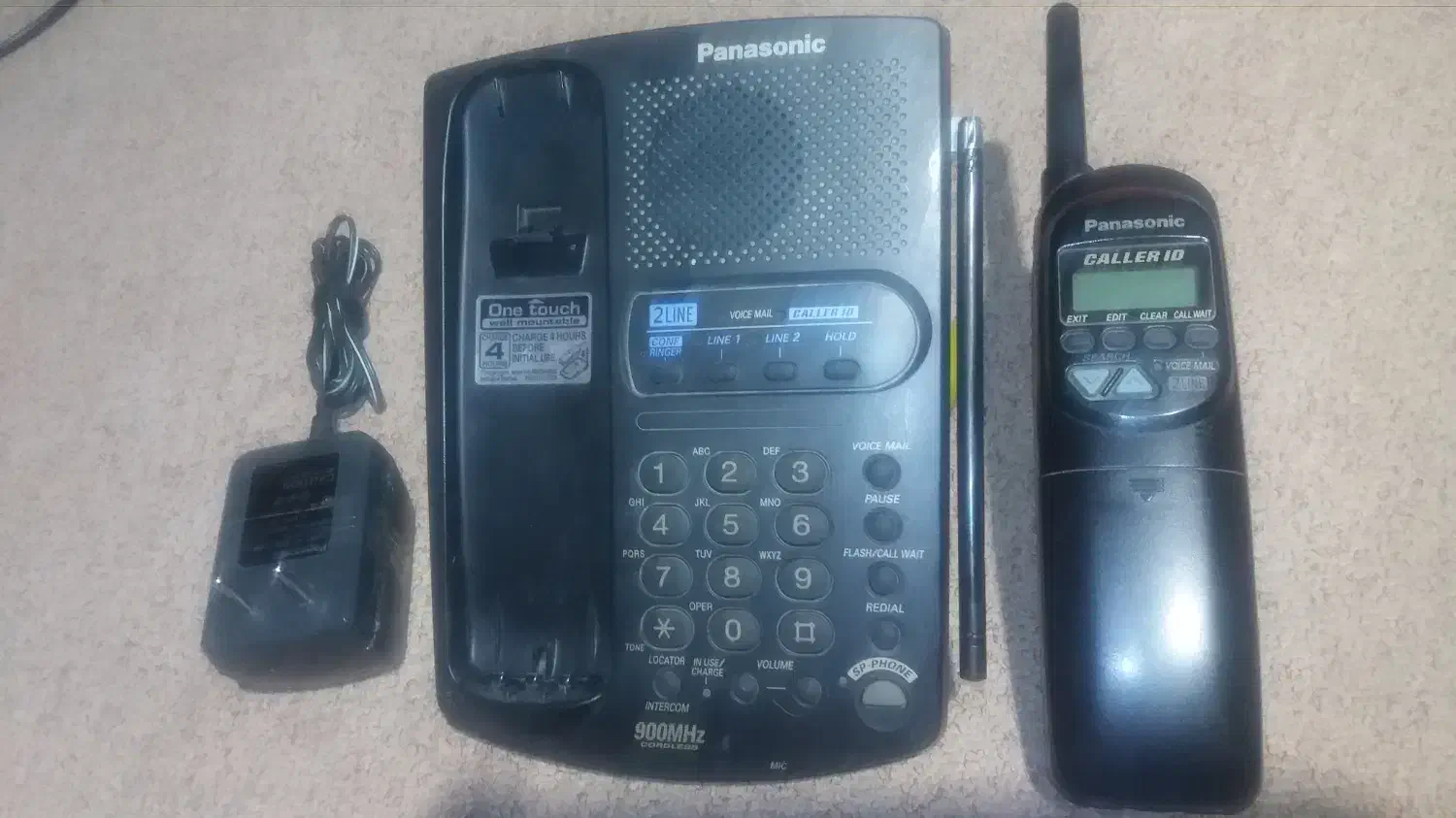 تلفن پاناسونیک بیسیم دوخط|تلفن رومیزی|اصفهان, باغ فدک|دیوار