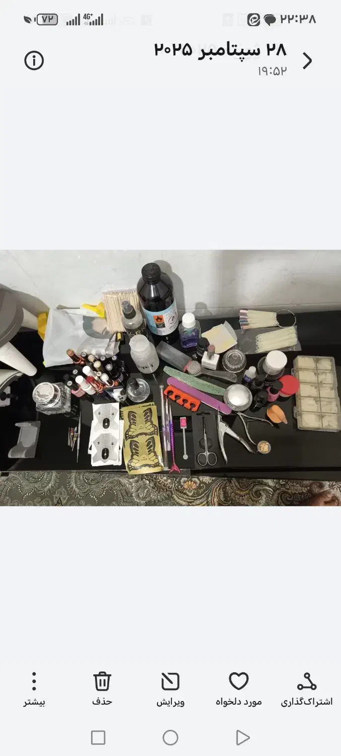 تمام لوازم ناخن استند لاک ومیز یووی|آرایشگاه و سالنهای زیبایی|سبزوار, عظیمیان|دیوار