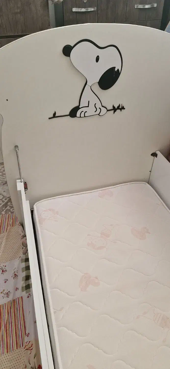 تخت کودک به همراه تشک رویا ۱۲۰در ۷۰|تخت و صندلی بچه|ساوه, |دیوار