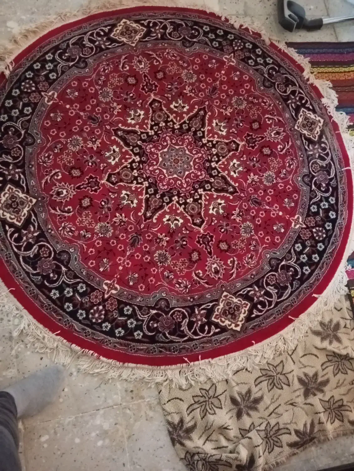 فرش گرد|فرش|بروجرد, |دیوار