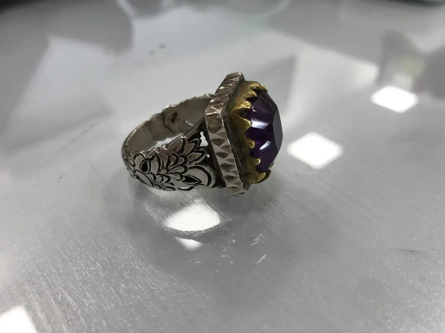 انگشتر نقره رکاب دستساز به قیمت|زیورآلات و اکسسوری|مشهد, موسوی قوچانی|دیوار