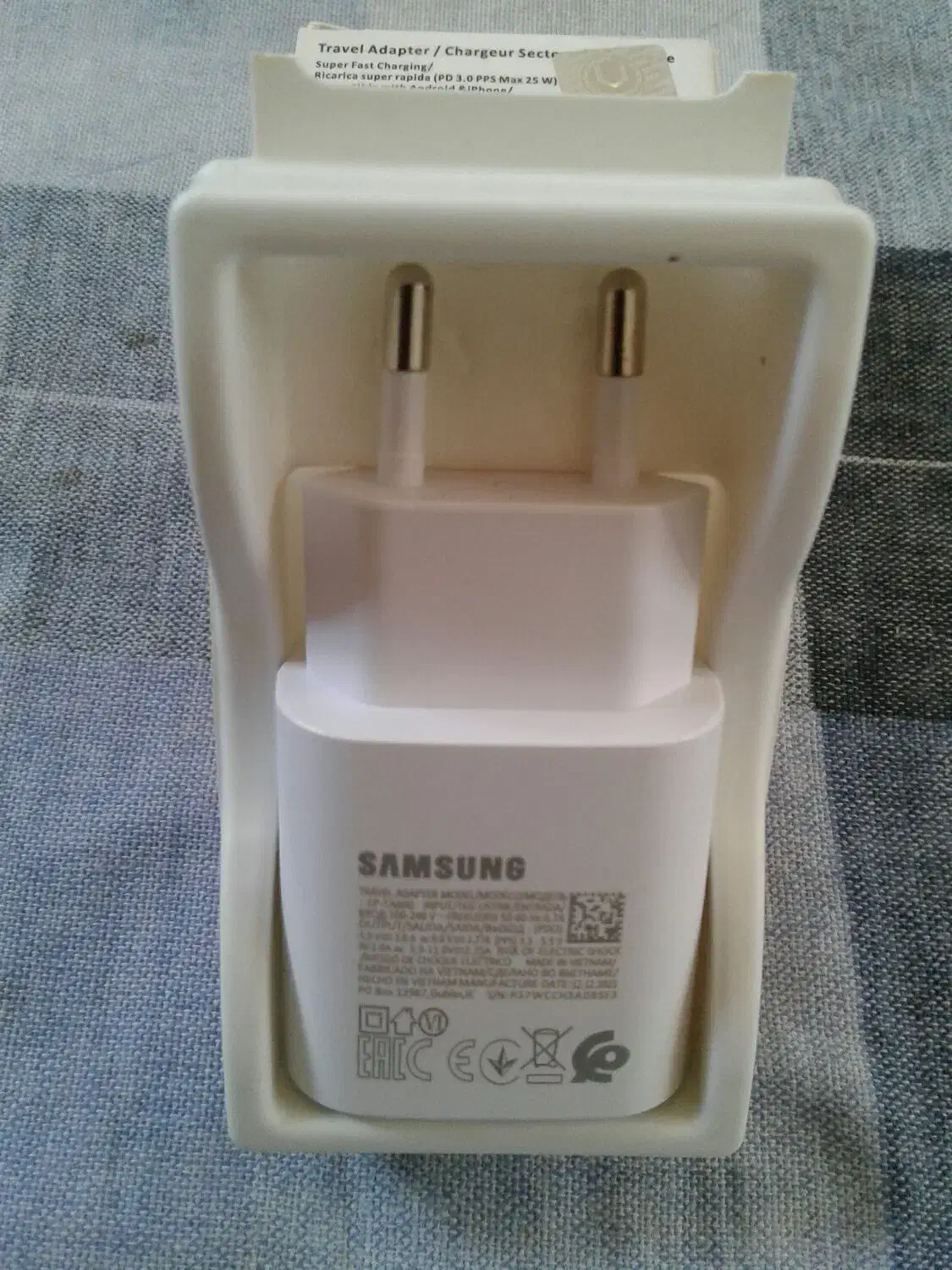 شارژر اصلی سامسونگ  نو  25w|لوازم جانبی موبایل و تبلت|قم, گلزار|دیوار