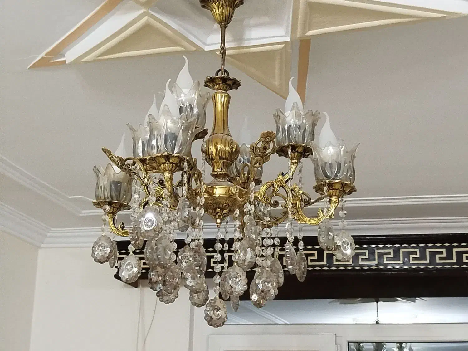 لوستر|لوستر و چراغ آویز|همدان, |دیوار