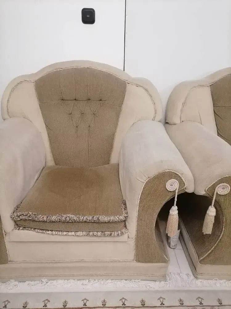 ۲ عدد مبل یکنفره برای باغ و ویلا|مبلمان خانگی و میز عسلی|رشت, جهاد|دیوار