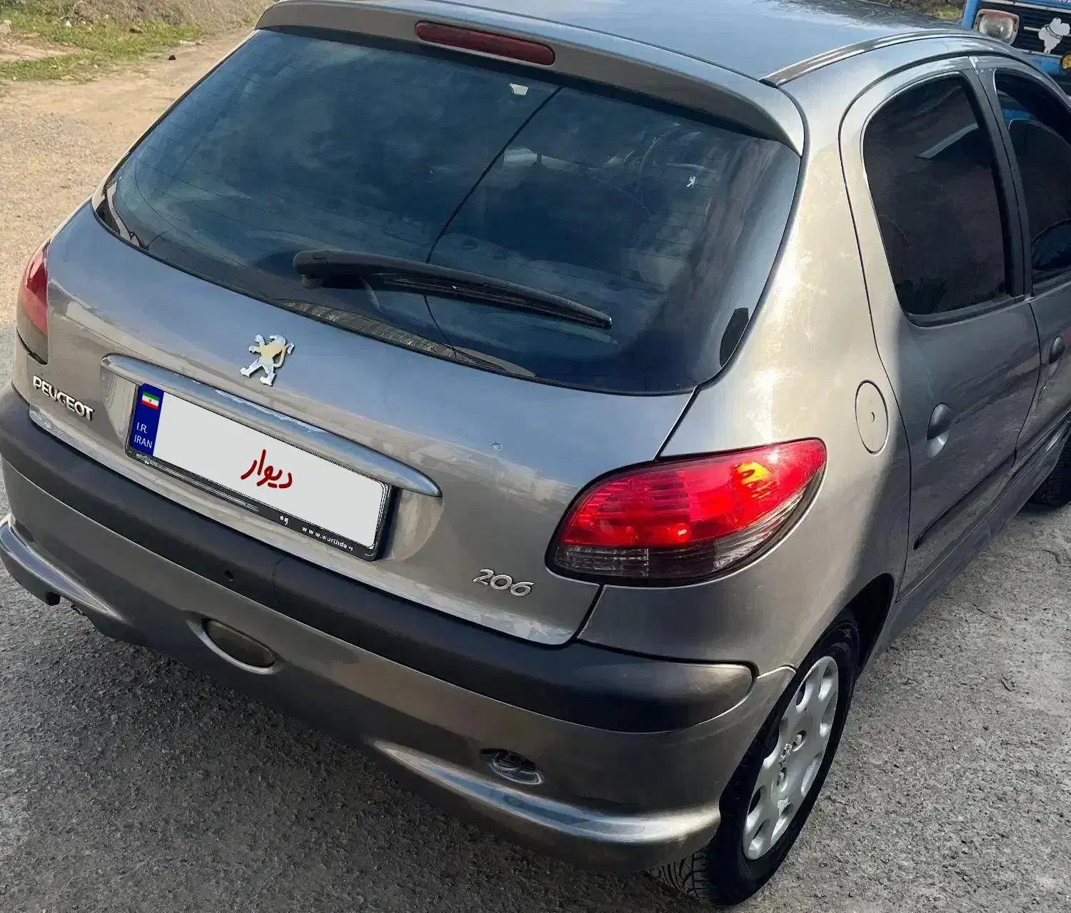 پژو ۲۰۶ مدل ۸۷|خودرو سواری و وانت|رضوانشهر, |دیوار