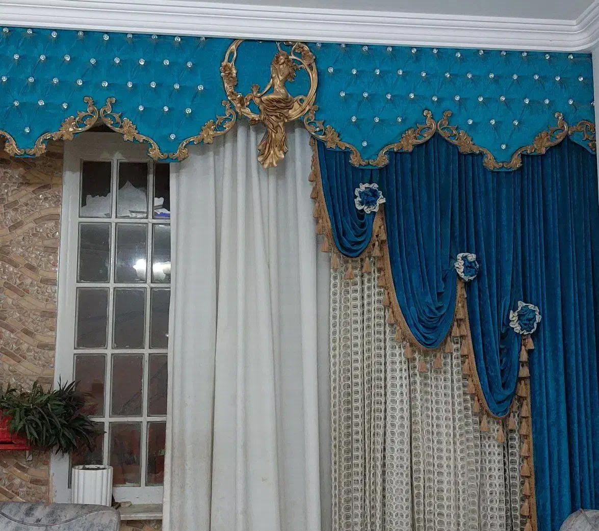 پرده سلطنتی|پرده، رانر، رومیزی|شیراز, حومه شیراز|دیوار