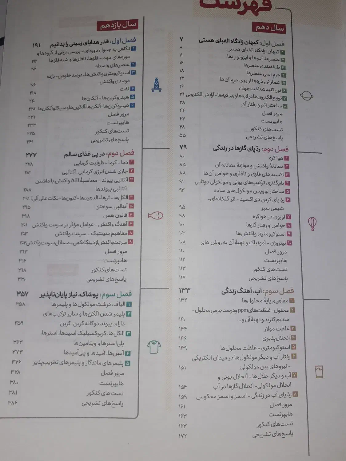 شیمی جامع مهر و ماه دهم یازدهم دوازدهم|کتاب و مجله آموزشی|مشهد, شهید هاشمی نژاد|دیوار
