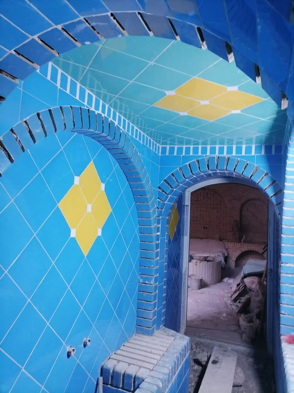 کاشی‌کاری و سنگ کاری|خدمات پیشه و مهارت|قم, زنبیل آباد|دیوار